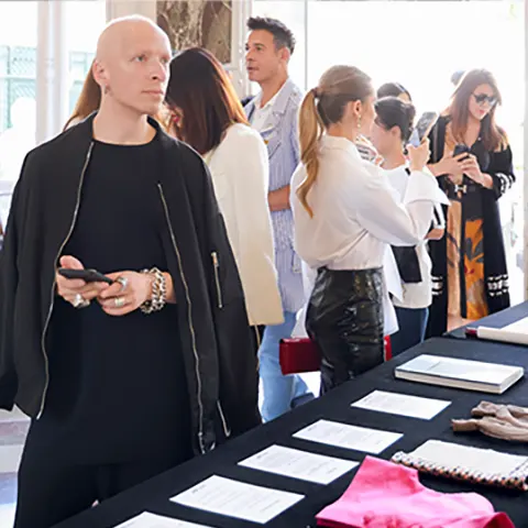 EXPOSITION N°7 from Perspectives Croisées SS27, presented by MoDesign at Hôtel Le Marois during Paris Fashion Week.