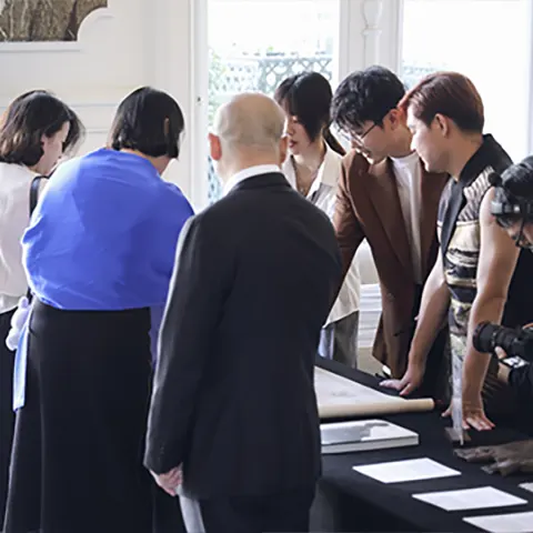 EXPOSITION N°15 from Perspectives Croisées SS27, presented by MoDesign at Hôtel Le Marois during Paris Fashion Week.