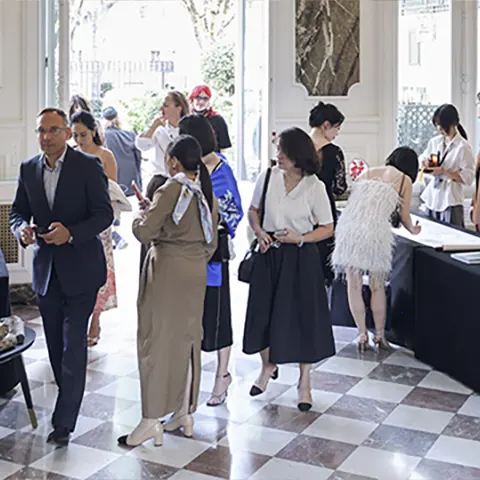 EXPOSITION N°17 from Perspectives Croisées SS27, presented by MoDesign at Hôtel Le Marois during Paris Fashion Week.