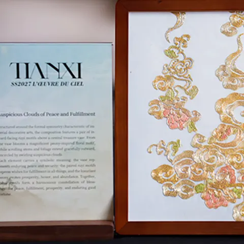 EXPOSITION N°23 from Perspectives Croisées SS27, presented by MoDesign at Hôtel Le Marois during Paris Fashion Week.