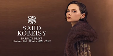 SAIID KOBEISY "PASSAGE PRIVÉ" COUTURE FW 2026-27