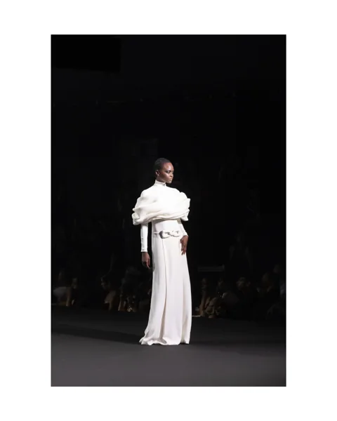 Look N°14 from the STÉPHANE ROLLAND Haute Couture Fall/Winter 2026–2027 collection.