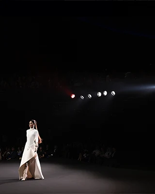 Look N°3 from the STÉPHANE ROLLAND Haute Couture Fall/Winter 2026–2027 collection during Paris Haute Couture Week.