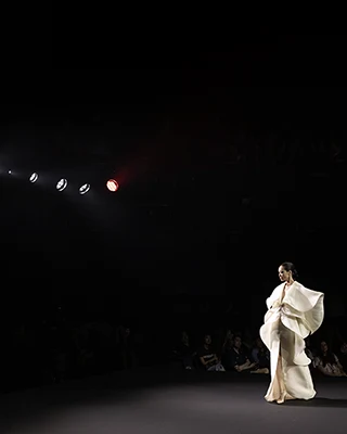 Look N°12 from the STÉPHANE ROLLAND Haute Couture Fall/Winter 2026–2027 collection during Paris Haute Couture Week.