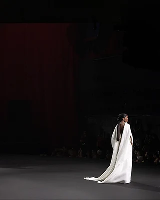 Look N°13 from the STÉPHANE ROLLAND Haute Couture Fall/Winter 2026–2027 collection during Paris Haute Couture Week.