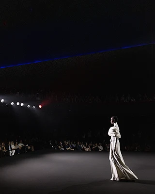 Look N°14 from the STÉPHANE ROLLAND Haute Couture Fall/Winter 2026–2027 collection during Paris Haute Couture Week.