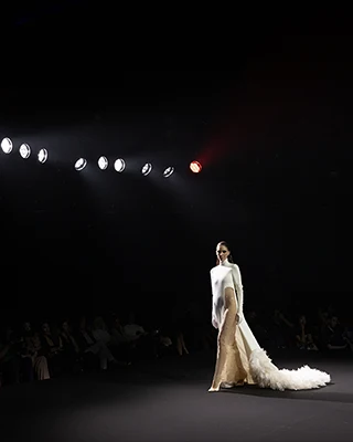 Look N°27 from the STÉPHANE ROLLAND Haute Couture Fall/Winter 2026–2027 collection during Paris Haute Couture Week.