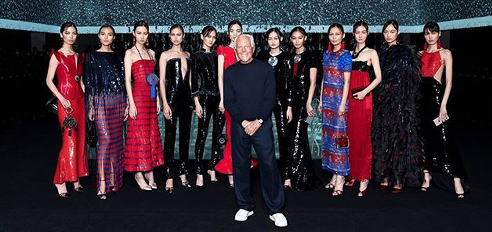 'Message Of Love For China' from Giorgio Armani