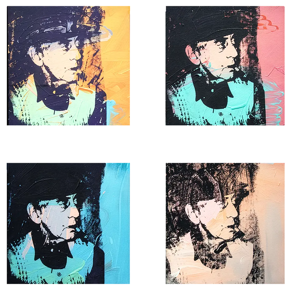 N°3 - Andy Warhol — Man Ray, 1974