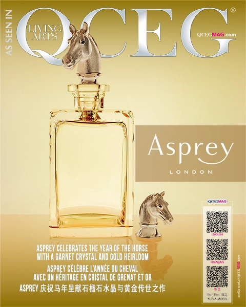 ASPREY CELEBRATES THE YEAR OF THE HORSE<br>WITH A GARNET CRYSTAL AND GOLD HEIRLOO
