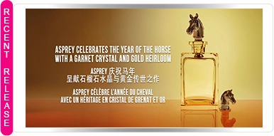 ASPREY CELEBRATES THE YEAR OF THE HORSE WITH A GARNET CRYSTAL AND GOLD HEIRLOOM