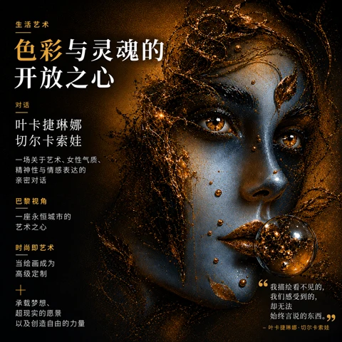 色彩与精神的开放灵魂：叶卡捷琳娜·切尔卡索娃