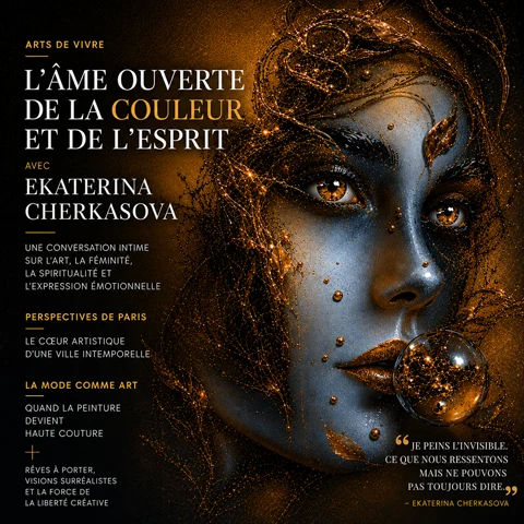 L’ÂME OUVERTE DE LA COULEUR ET DE L’ESPRIT AVEC EKATERINA CHERKASOVA
