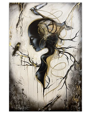 N°5 Painting by Ekaterina Cherkasova