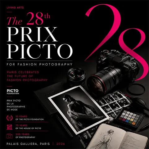The 28th Prix PICTO for Fashion Photography at the Palais Galliera in Paris, celebrating emerging photographers, creative visionaries, and the future of contemporary fashion imagery.