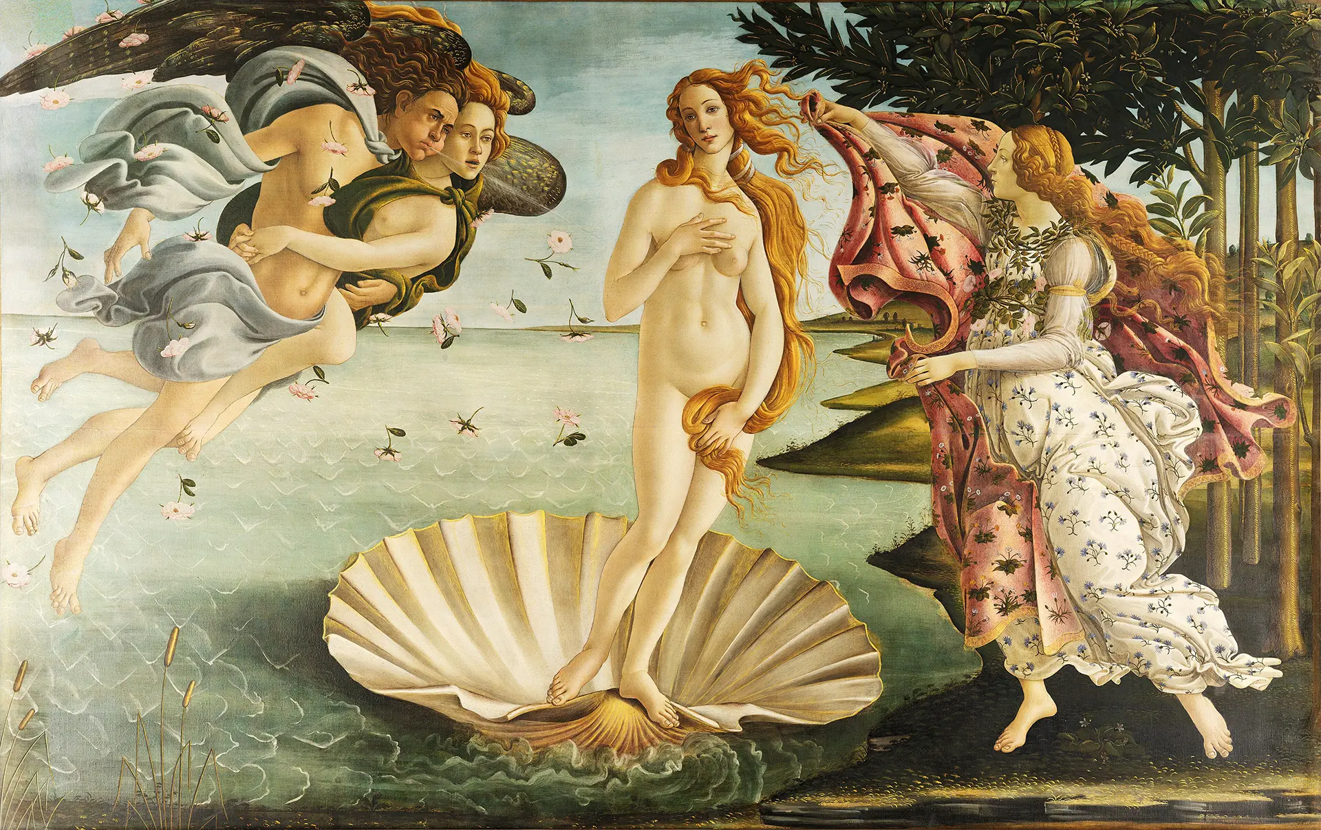 The Birth of Venus by BOTTICELLI