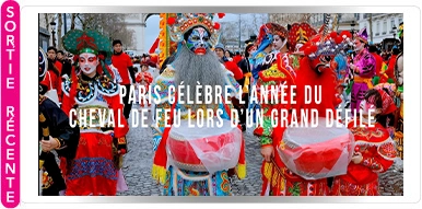 Paris célèbre l’Année du Cheval de Feu lors d’un grand défilé