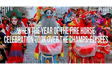 YEAR OF FIRE HORSE PARADE PARIS CELEBRATION