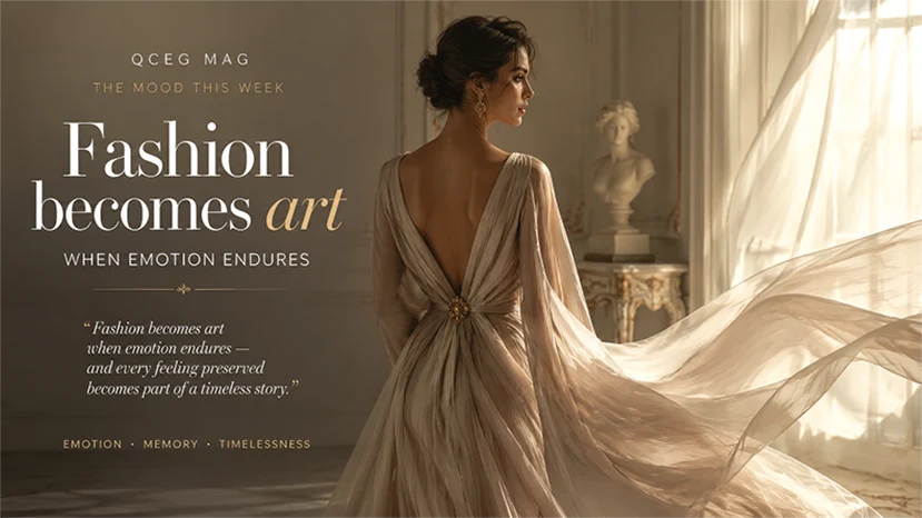 Fashion Becomes Art When Emotion Endures