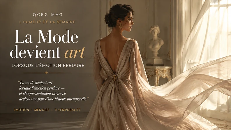 La mode devient art lorsque l’émotion perdure