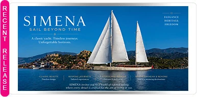 SIMENA — THE ART OF SAILING: 62-METRE KETCH UNDER FULL SAIL