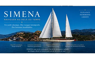 SIMENA — L'ART DE LA VOILE : UN KETCH DE 62 MÈTRES À PLEINES VOILES